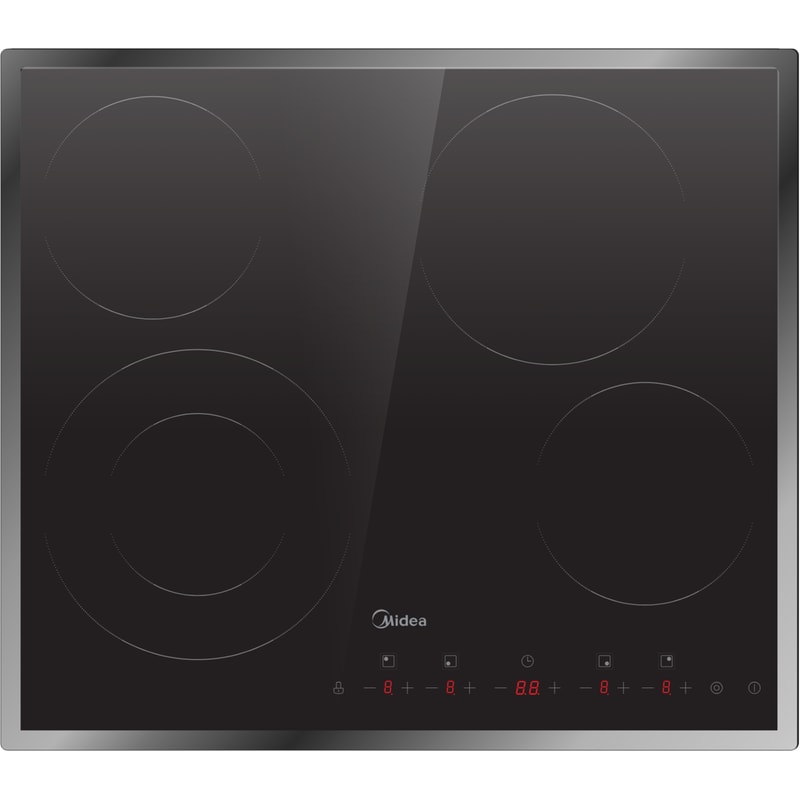 MIDEA MCH702F298K0FRX 59 cm Μαύρο Εστία Κεραμική Αυτόνομη