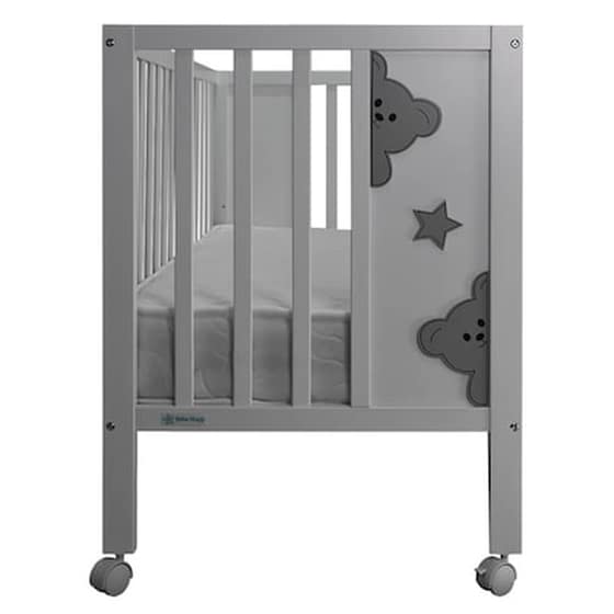 Bebe Stars Βρεφικό Κρεβάτι Life Με Ροδάκια Λευκό 453-02 image 0