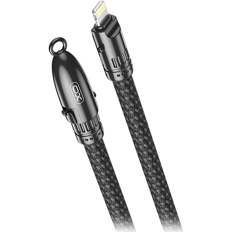 Καλώδιο XO NB-Q289A USB-C Male σε Lightning Male 0.2m - Μαύρο