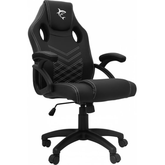 Gaming Καρέκλα White Shark Zolder από PVC - Μαύρη image 4