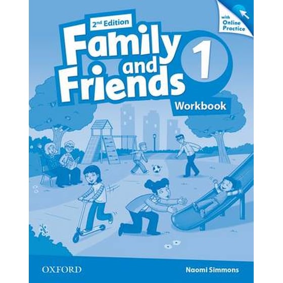 Family and Friends: Level 1: Workbook with Online Practice (A1-A2) image 0