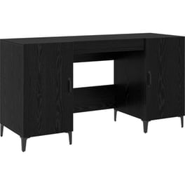 Γραφείο VidaXL από Επεξεργασμένο Ξύλο 140x50x75 cm - Μαύρη Οξιά