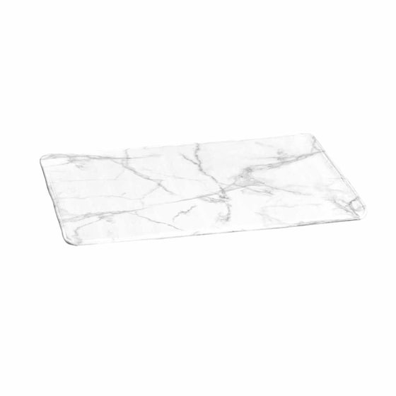 Πατάκι Μπάνιου Spitishop L-c Marble 6gmb501 από Πολυεστέρα 45x75cm - Λευκό image 0