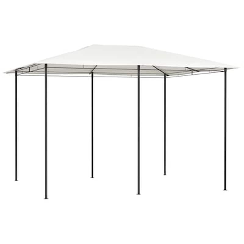 Κιόσκι Vidaxl Ατσάλι 3x4x2.6m - Κρεμ VIDAXL