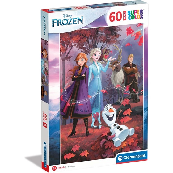 Παιδικό Παζλ Clementoni Maxi Supercolor Disney Frozen II (60 Κομμάτια) image 0