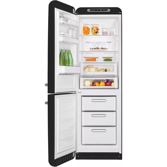 SMEG FAB32LBL6 332 Lt Total No Frost Μαύρο Ψυγειοκαταψύκτης image 1