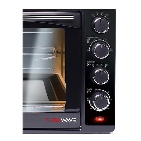 Ηλεκτρικός Φούρνος Grill 35l 1600w Με 2 Ταψιά Και Πιρούνα Ψησίματος, Turbotronic Tt-ev35 image 3