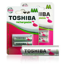 Επαναφορτιζόμενες Μπαταρίες Toshiba Rech AA 2000MAH BP4