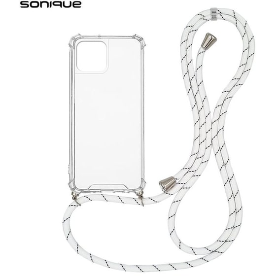Θήκη Apple iPhone 15 - Sonique Armor Clear Με Κορδόνι - Πολύχρωμο image 0