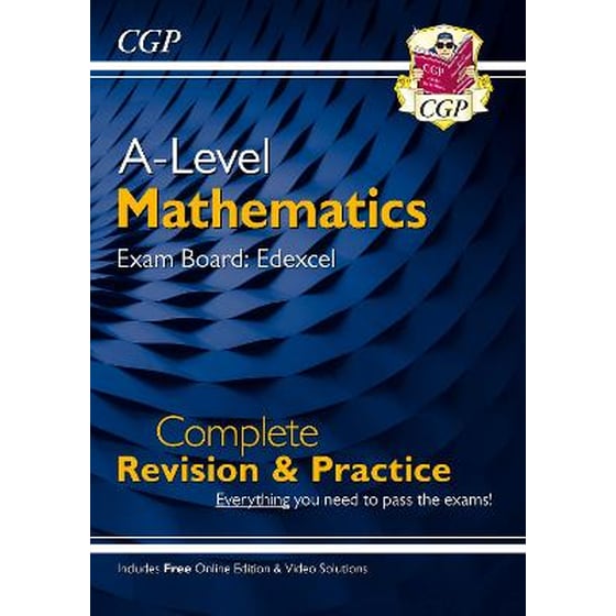 New A-Level Maths Edexcel Complete Revision & Practice (with Online Edition & Video Solutions) image 0