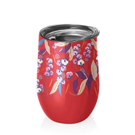Κούπα Θερμός Chic Mic Magic Flower από Ανοξείδωτο Ατσάλι 420ml - Κόκκινο