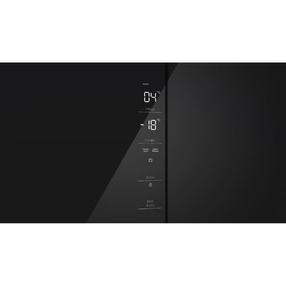 BOSCH KMC85LBEA Full No Frost 547 Lt Μαύρο Ψυγείο Ντουλάπα image 6