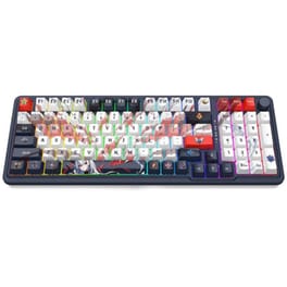 Redragon Eisa K686AK Gaming Μηχανικό Ασύρματο 2.4 GHz/Bluetooth Πληκτρολόγιο RGB Μπλε (US)