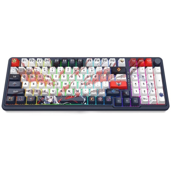 Redragon Eisa K686AK Gaming Μηχανικό Ασύρματο 2.4 GHz/Bluetooth Πληκτρολόγιο RGB Μπλε (US) image 0