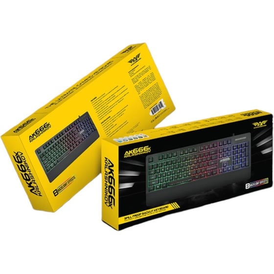 Armaggeddon AK-666X Gaming Ενσύρματο Πληκτρολόγιο με LED φωτισμό (US) image 3