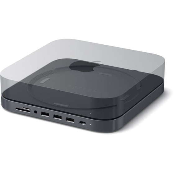 Satechi Type-C Aluminium Stand & Hub For Mac Mini image 2