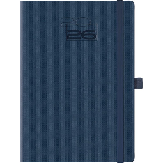 Ημερολόγιο Ημερήσιο 2026 Θεοφύλακτος 12M Dot Plus Μπλε image 0