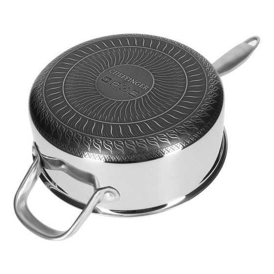 Τηγάνι CHEFFINGER CF-PDF28 28 cm Ασημί image 1