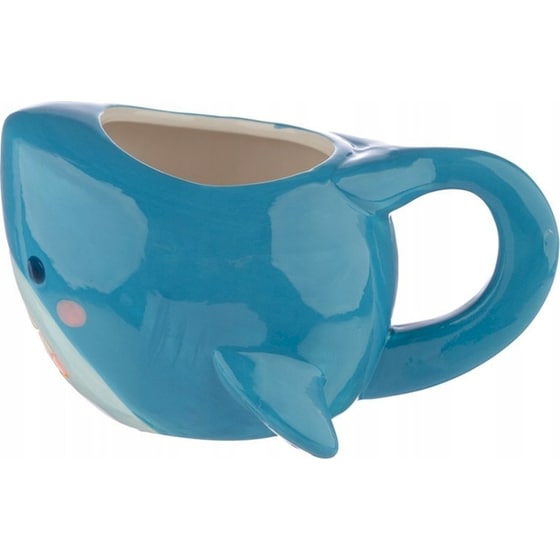 Κούπα 3D Puckator Κεφάλι Καρχαρία Κεραμική Δολομίτη 400 ml - Μπλε image 3