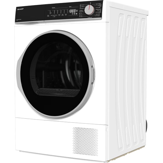 SHARP KD-NHB9S7GWD-EE 9 kg με Αντλία Θερμότητας Λευκό Στεγνωτήριο Ρούχων image 3
