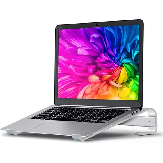 Βάση Στήριξης Laptop Powertech PT-1161 έως 18" - Ασημί image 3