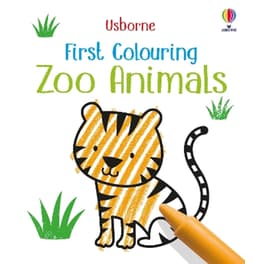 First Colouring Zoo Animals