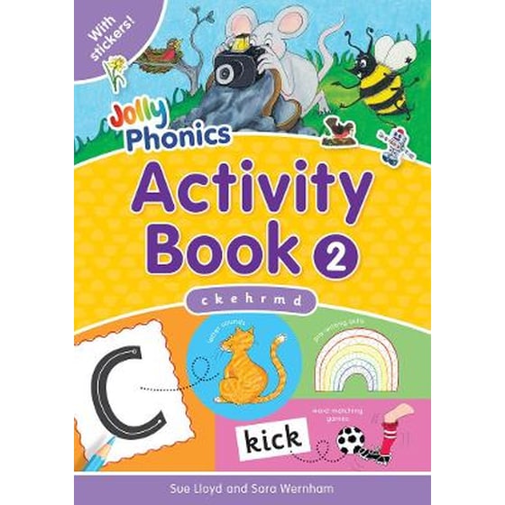 Jolly Phonics Activity Book 2 c k, e,h,r,m,d image 0