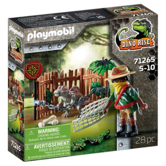 PLAYMOBIL® Dino Rise Μωρό Σπινόσαυρος και Λαθροκυνηγός (71265) image 0
