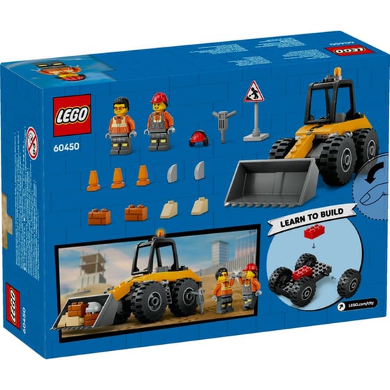 LEGO® City Yellow Construction Wheel Loader (60450) image 5