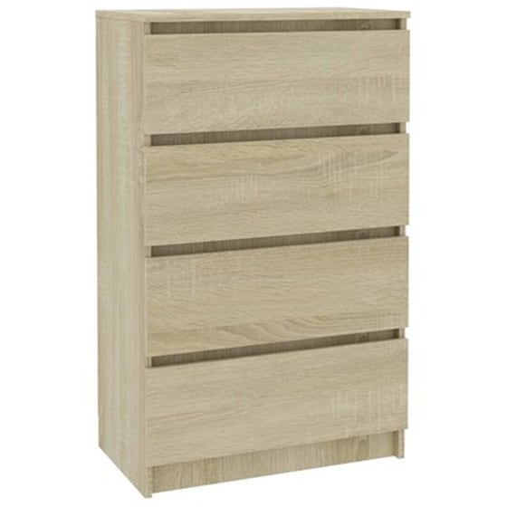 Vidaxl Συρταριέρα Sonoma Δρυς 60 X 35 X 98,5 Εκ. Από Μοριοσανίδα image 2