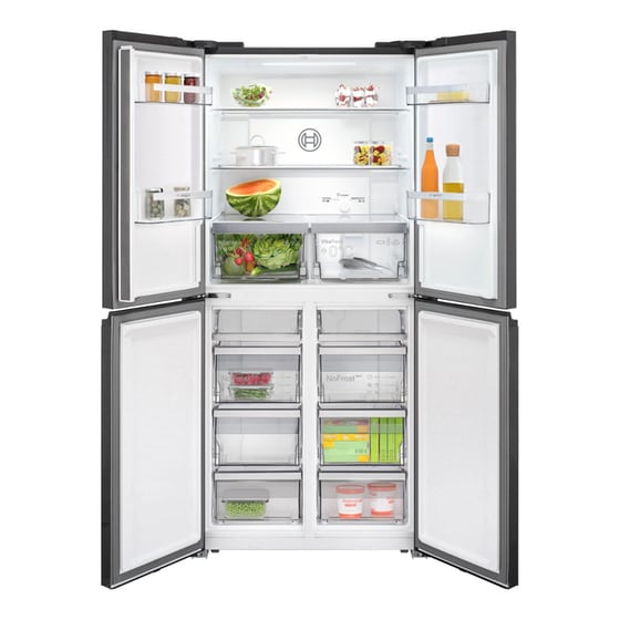 BOSCH KMC85LBEA Full No Frost 547 Lt Μαύρο Ψυγείο Ντουλάπα image 1