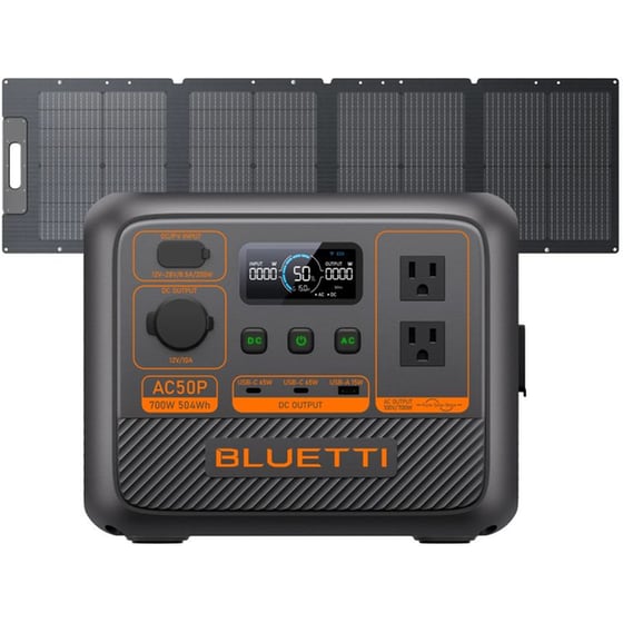 Bluetti Power Station AC50P 504Wh - Μαύρο image 6