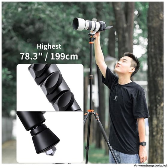 K&F Concept Sa210 Overhead Τρίποδο για Φωτογραφικές Μηχανές image 3