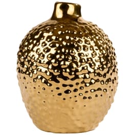 Χριστουγεννιάτικο Βάζο Baden Κεραμικό Όρθιο 13 cm - Χρυσό