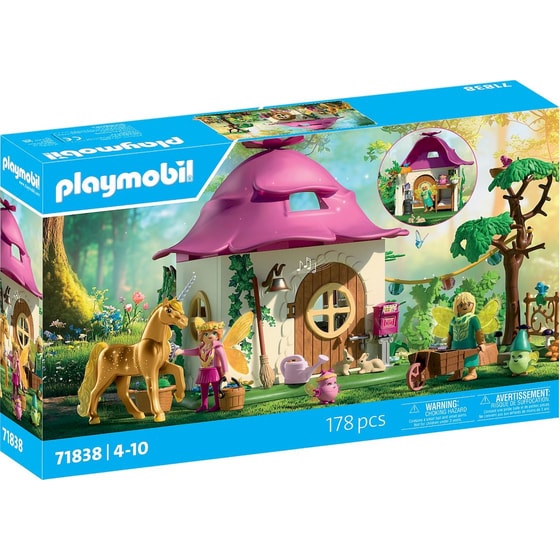 PLAYMOBIL®&nbsp; Magic Νεραϊδόσπιτο και Μονόκερος (71838) image 0