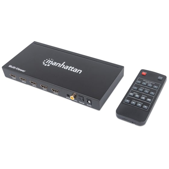 HDMI Switch Manhattan 207881 FHD Multiviewer 4 είσοδοι/1 έξοδος image 4