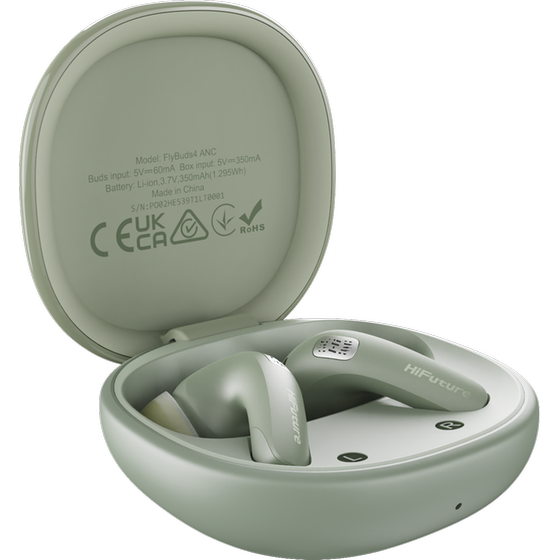 Ακουστικά Bluetooth HiFuture FlyBuds4 AI - Matcha Green image 1