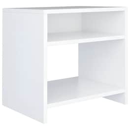 Κομοδίνο Vidaxl Από Μοριοσανίδα 40x30x40 cm - Λευκό