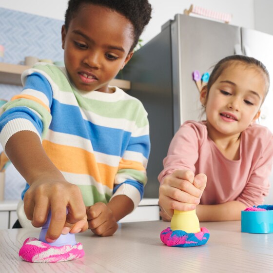 Kinetic Sand Παγωτατζίδικο Χρωματιστό image 2