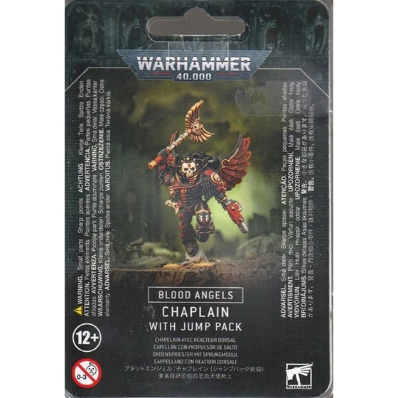 Blood Angels Chaplain With Jump Pack Warhammer 40k GAMES WORKSHOP image 0