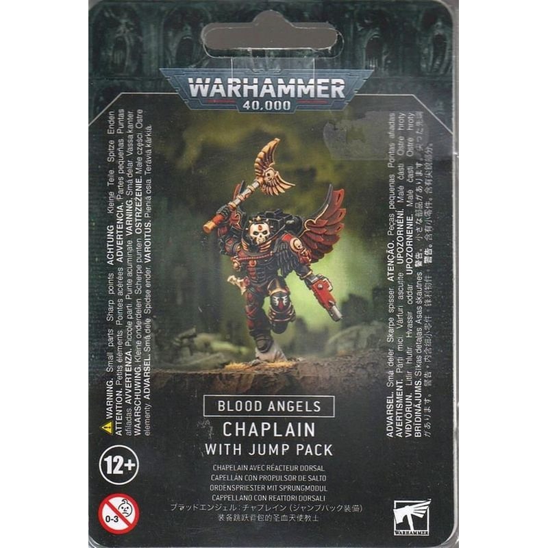 GAMES WORKSHOP Blood Angels Chaplain With Jump Pack Warhammer 40k GAMES WORKSHOP