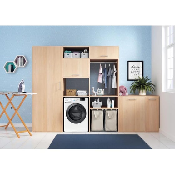 INDESIT BDE 107436 WKV EE 10kg/7kg 1.400 Στροφές Λευκό Πλυντήριο Στεγνωτήριο image 8