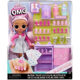 L.O.L Surprise Omg Στούντιο Νυχιών Sweet Nails Κούκλα-Kitty K Café