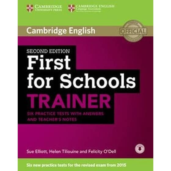 First for Schools Trainer Six Practice Tests with Answers and Teachers Notes image 0