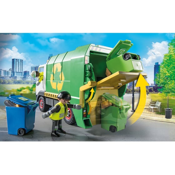 PLAYMOBIL® City Life Όχημα Συλλογής Ανακυκλούμενων Απορριμάτων (71234) image 6