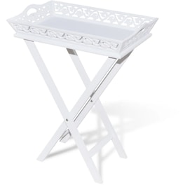 Τραπεζάκι Σαλονιού Vidaxl από MDF 57x37x11cm - Λευκό