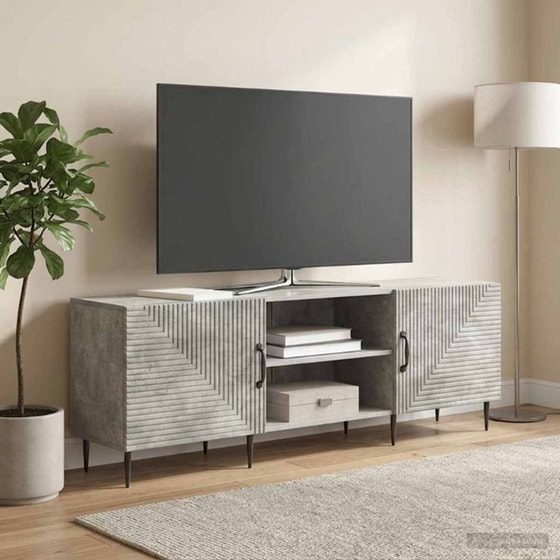 Έπιπλο Τηλεόρασης VidaXL 150x31x50 cm - Γκρι Σκυροδέματος image 1