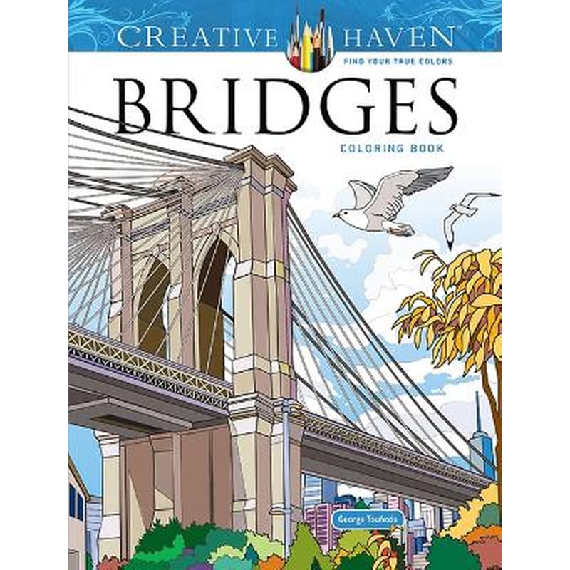 Creative Haven Bridges Coloring Book