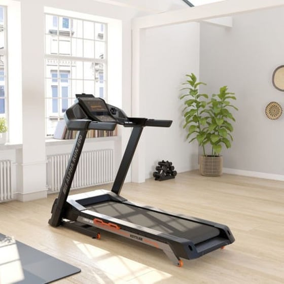 Kettler Alpha Run 400 Ηλεκτρικός Αναδιπλούμενος Διάδρομος Γυμναστικής 3hp για Χρήστη έως 140kg Μαύρος image 5