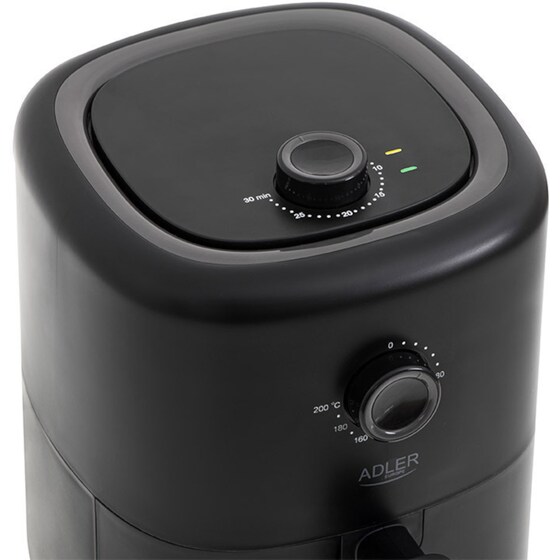 ADLER AD 6310 με Αποσπώμενο Κάδο 2200 W 3 L Μαύρο Φριτέζα Αέρος image 4